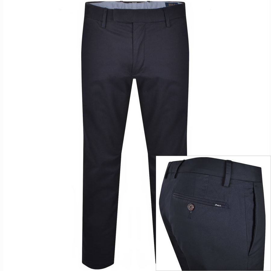 Ralph Lauren Slim Fit Chino Trousers Navy Mainline Menswear Ireland